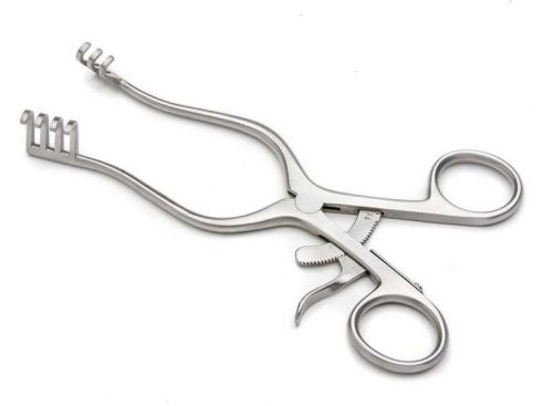 Silver Stainless Steel Surgical Retractor, Feature : Light Weight, Rust Proof