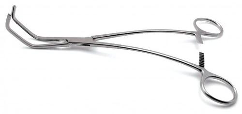 Coated Stainless Steel Vascular Clamp, For Clinical Use, Hospital Use, Length : Standard Length