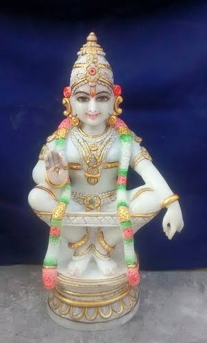 Marble Ayyappa Swami Statue, Color : Multicolor