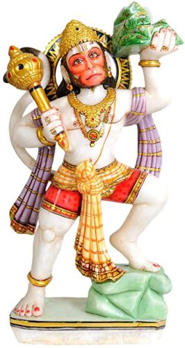 Marble Bajrangbali Statue, Color : Multicolor