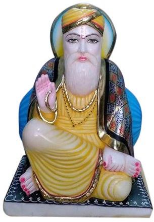 Marble Guru Nanak Dev Ji Statue, Packaging Type : Wooden Box