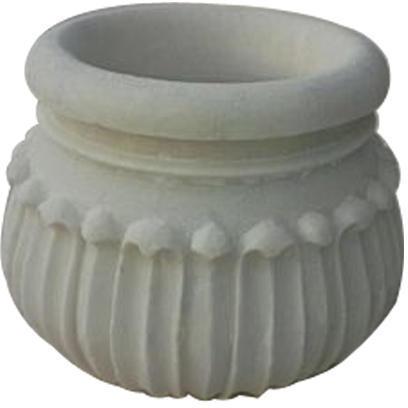 Round Marble Pot, For Garden, Style : Contemporary