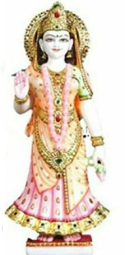 Marble Radha Rani Statue, For Religious Purpose, Pattern : Carved