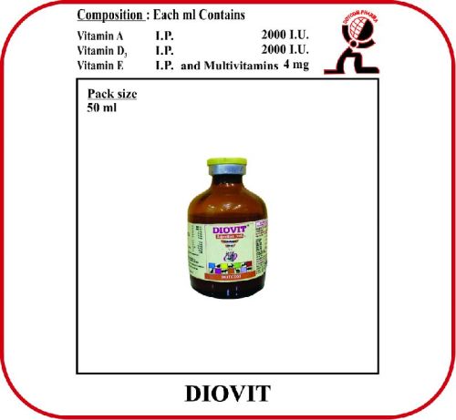 Vitamins A & Vitamins D3 With Vitamins E Injection (DIOVIT)