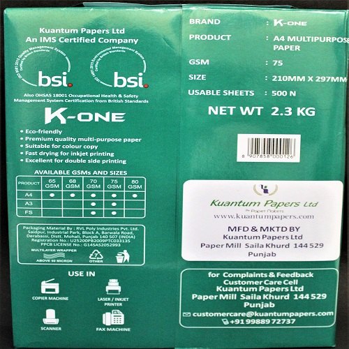 BINDAL Wood Pulp a4 Copier Paper, Size : 210x297 Mm