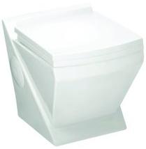 MAXCERA SQUARE Wall Hung Toilet, Color : White