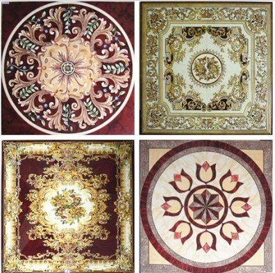 Square Polished Ceramic Carpet Tiles, For Construction, Size : Standard