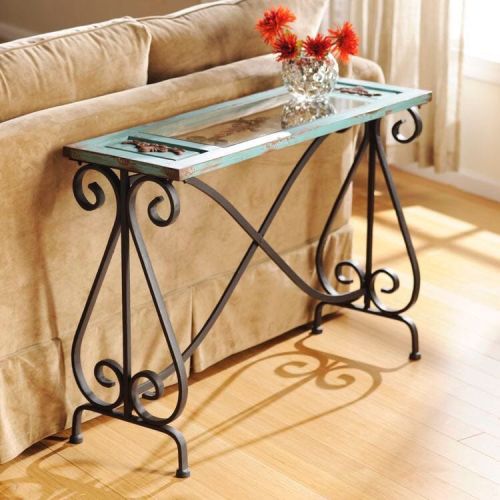 Polished Iron Side Table, For Restaurant, Office, Hotel, Home, Specialities : Anti-Corrosive, Sturdiness