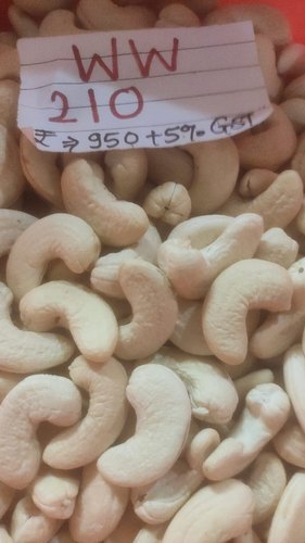 WW210 Whole Cashew Nuts, Packaging Size : 1Kg, 2Kg, 5Kg, 10Kg