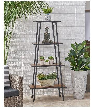 Wood and Metal 3 Tier Shelf