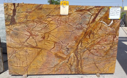Rain Forest Brown Granite Slab, For Flooring