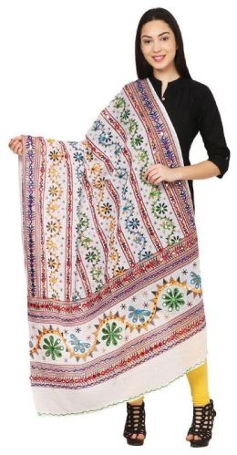 Ladies Embroidered Line Pattern Dupatta, Occasion : Casual Wear