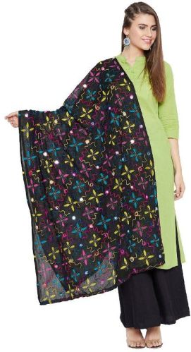Ladies Embroidered Star Design Dupatta, Occasion : Casual Wear