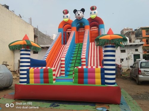 SRF 560 GSM Bouncy Slide, Color : Multi