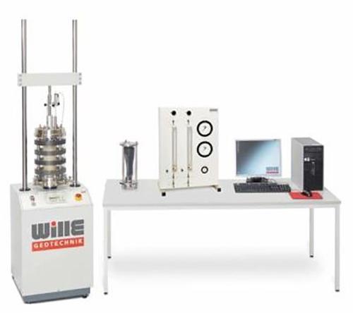 Wille Geotechnik 500-1000KG Stainless Steel Conventional Triaxial Systems, For Soil Testing