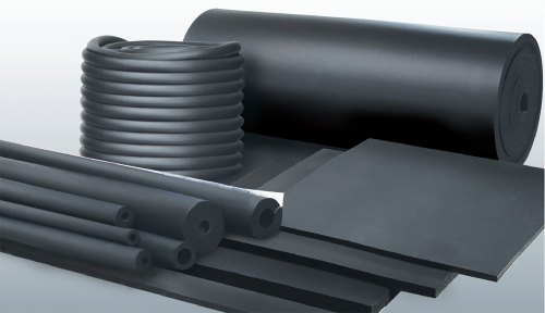 Rubber Black Insulation Material, Pattern : Plain