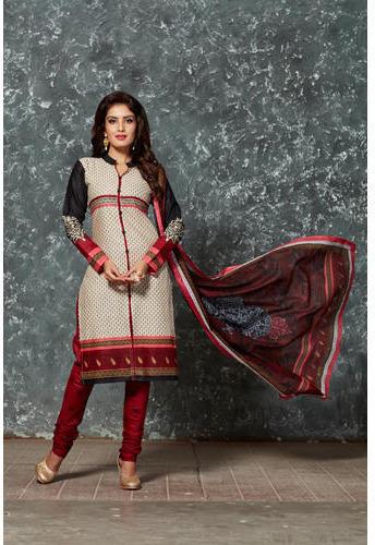 Cotton Churidar Salwar Suit