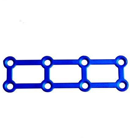 Titanium Rectangular Plate, Size : 4 Hole, 6 Hole, 8 Hole