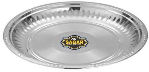 Stainless Steel Meenakshi Fancy Plate, For Kitchen, Size : 7-18 INCH