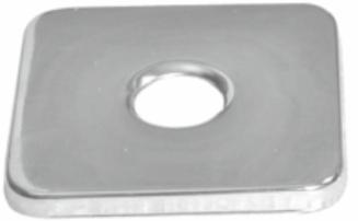 Sanicraft CP Large Square Flange, For Bath Use, Size : 3X3 Inch