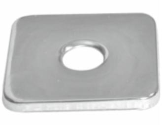 Sanicraft CP Mini Square Flange, For Bath Use, Size : 2X2 Inch