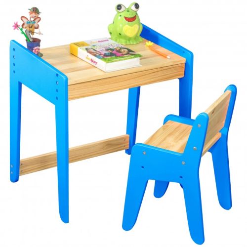 Wooden Study Table and Chair Set