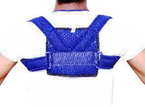 Soft Neoprene Clavicle Strap, Color : Blue