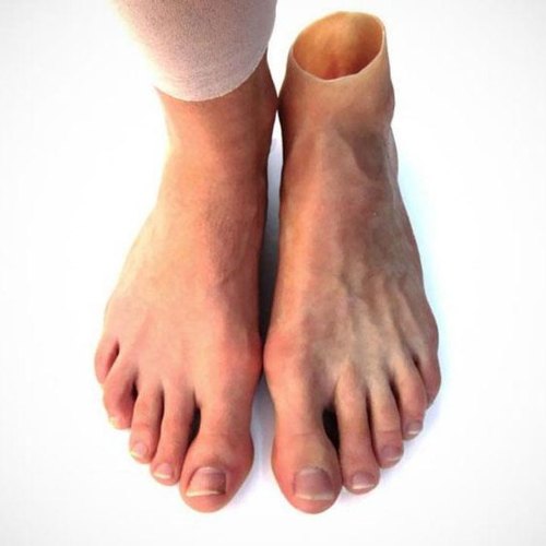 Silicone Foot Prosthesis, Packaging Type : Skin