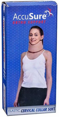 Elastic Accusure Cervical Collar, For Personal, Feature : Easily Washable, Skin Friendly
