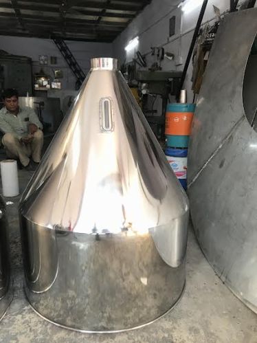 Polished Stainless Steel Hoppers For Industry