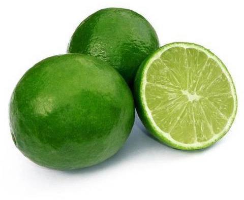 Fresh green lemon