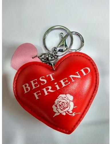 Heart Shaped Printed Designer Keychain