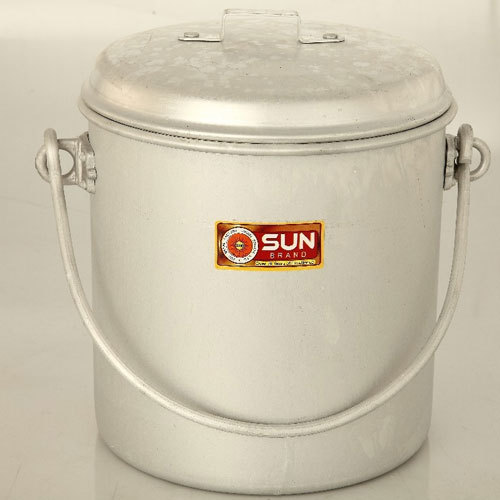 Sun Round Aluminum Kitchen Canister