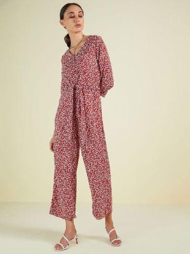 Tie Up Waist Jumpsuit, Size : XS, L, XL, XXL