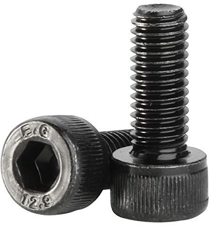 Socket Head Cap Bolt and Nut, Color : Black