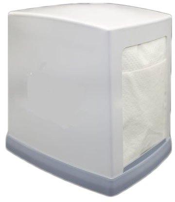 Rectangular Plastic Napkin Dispenser, Color : White