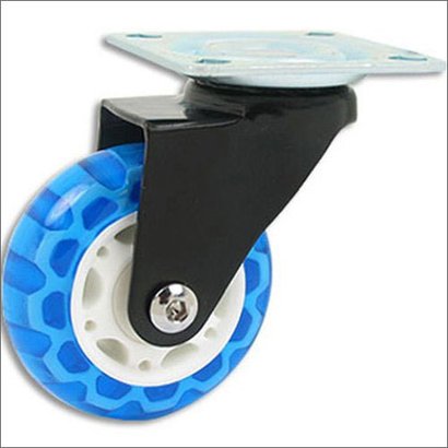 Round Swivel Rubber Caster Wheel, For Tables, Stretcher, Stool, Load Capacity : 100-200Kg