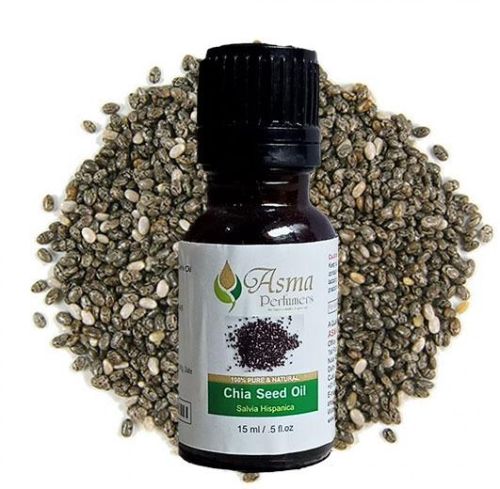 Asma Perfumers Chia Seed Carrier Oil, Packaging Size : 15ml, 50ml, 100ml, 300ml, 500ml 1000ml