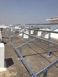 Polished Metal Solar Panel Mounting Structure