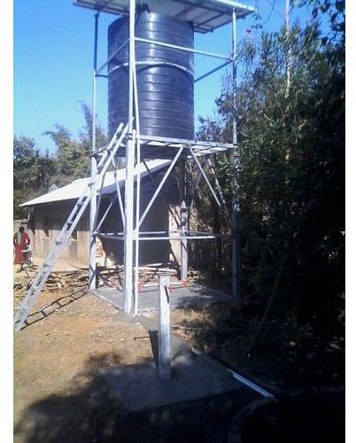 Polished Metal Solar Pump Mounting Structure, Feature : Rust Proof