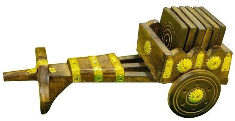 Square Wooden Tea Coaster, Size : 3.25 X 3.25inch