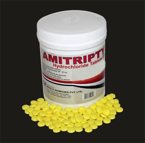 Amitriptyline Tablets, For Brain Nervous System Medicines, Packaging Size : 500s