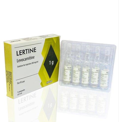 Lertine Levocarnitine Injection, Packaging Size : 5 Ampules