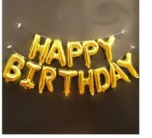 HAPPY BIRTHDAY FOIL BALLOON, Size : 16'