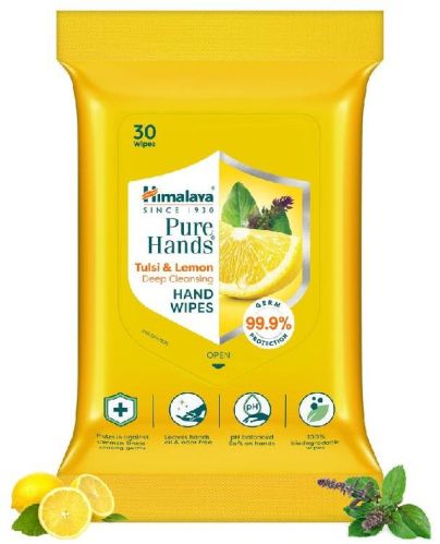 Himalaya Tulsi and Lemon Hand Wipes