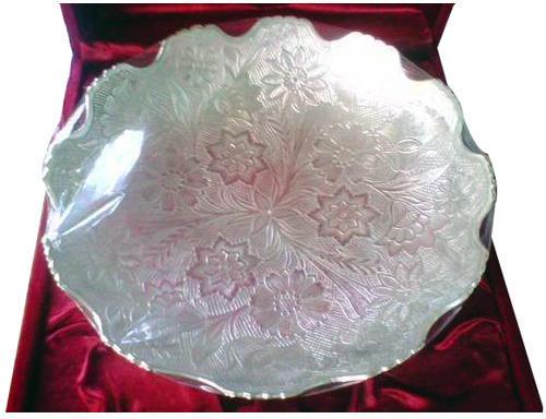 Silver Bowl, For Decoration, Gift, Pattern : Carved