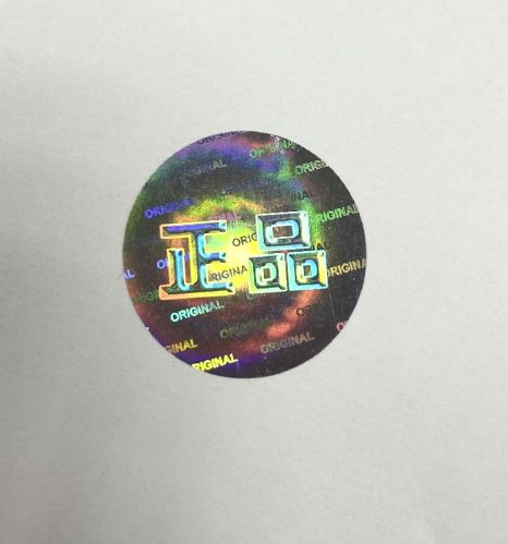 Printed PVC Void Hologram Sticker, Shape : Round for Lamination