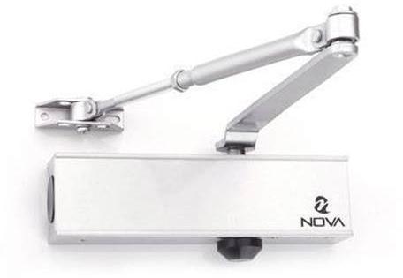 Nova Polished Aluminum Door Closer, Size : Standard