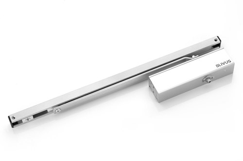 Blivus Polished Aluminium Pelmet Door Closer, Size : Standard