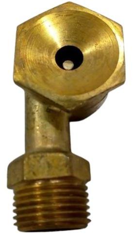 10 Bar Brass Polished Flat Spray Nozzle